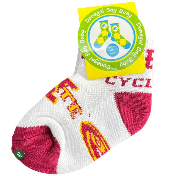 Donegal Bay Infant I-State White Quarter Socks
